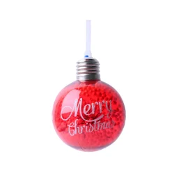 Christmas Hanging Balls Set Of 2 Pcs (Red, Assorted)