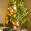Christmas Hanging Balls Set Of 2 Pcs (Transparent, Assorted)