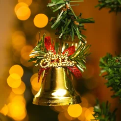 Christmas Jingle Bells (Golden, Set Of 4)