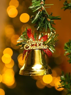 Christmas Jingle Bells (Golden, Set Of 4)