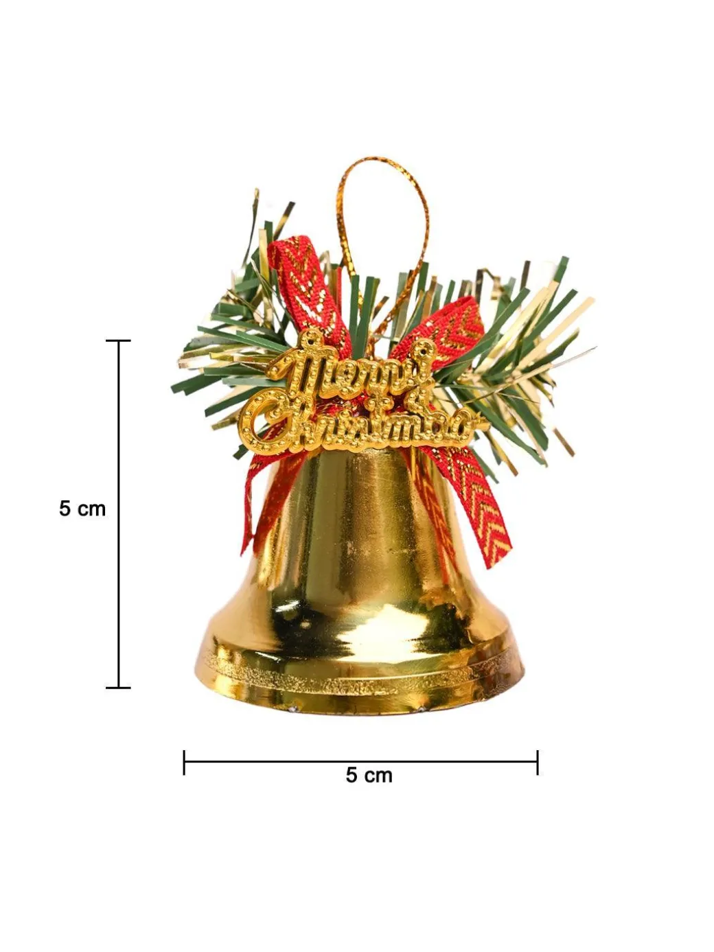 Christmas Jingle Bells (Golden, Set Of 4)