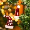 Christmas Santa Cap Decoration Set Of 4 Pcs