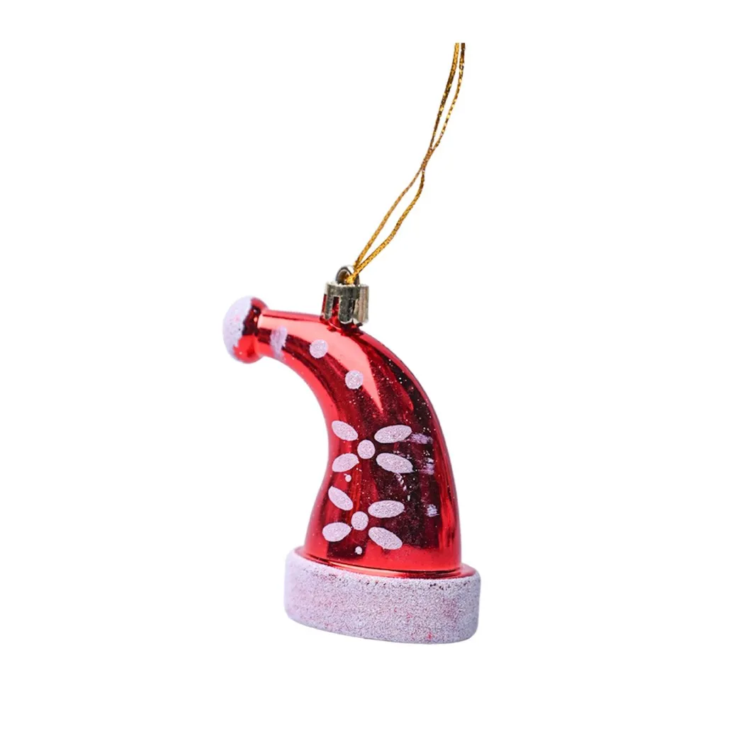Christmas Santa Cap Decoration Set Of 4 Pcs