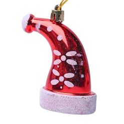 Christmas Santa Cap Decoration Set Of 4 Pcs