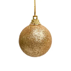 Christmas Tree Hanging Ball (Gold, Set Of 20 Pcs)