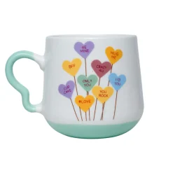 Coffee Cup - 400 Ml, Heart Shape Ballon Print