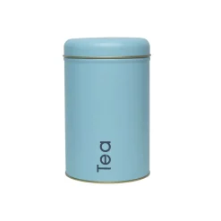 Coffee, Tea & Sugar - Metal Jar Set Of 3, Turquoise Color, 1450Ml