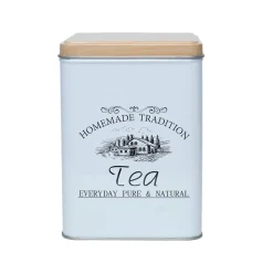 Coffee, Tea & Sugar - Metal Jar Set Of 3, Square & 1600Ml,