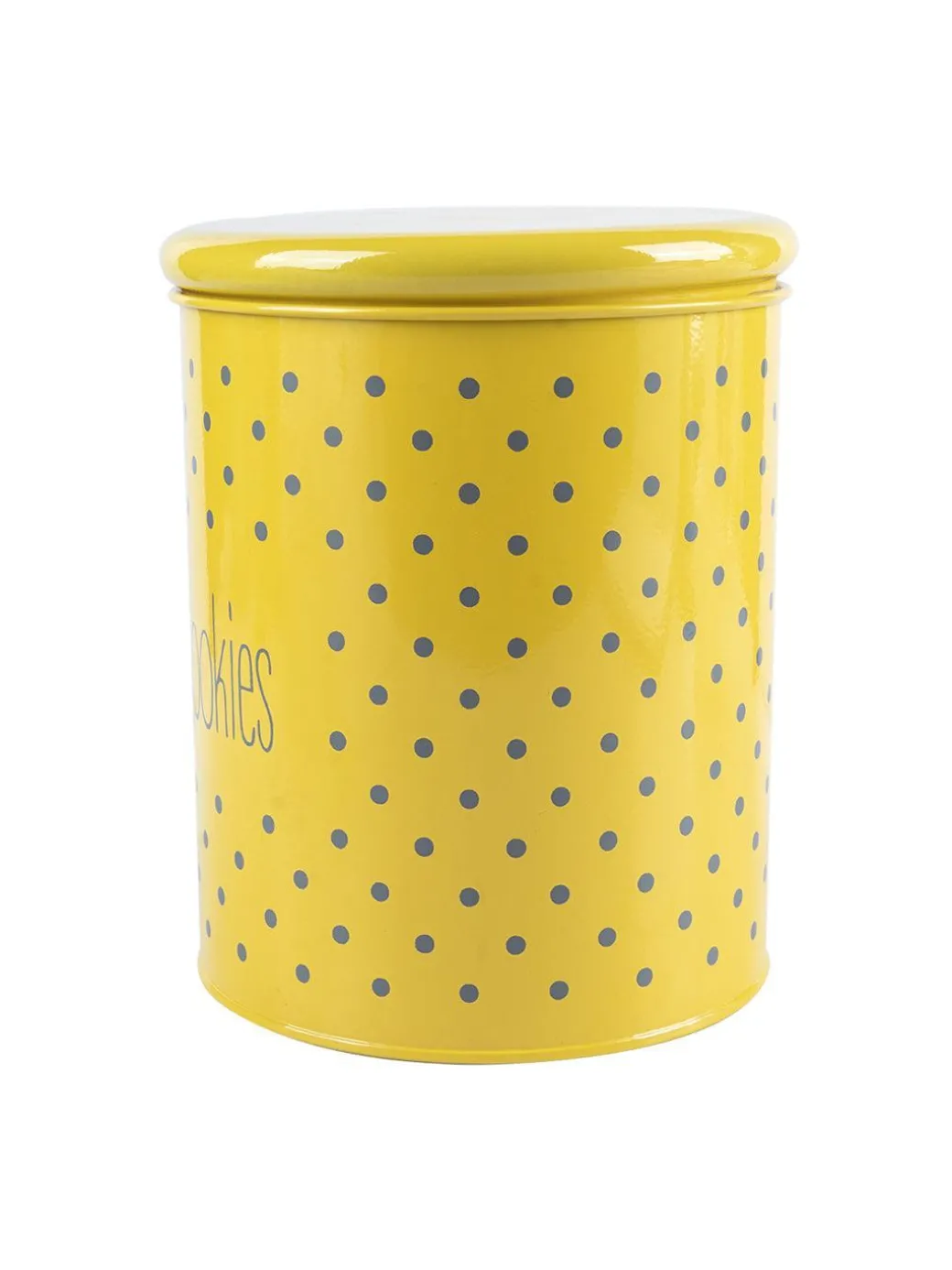 Cookie & Namkeen Jar Set Of 2 ( Yellow, Each 1700 Ml )