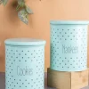 Cookie & Namkeen Jar Set Of 2 ( Green, Each 1700 Ml )
