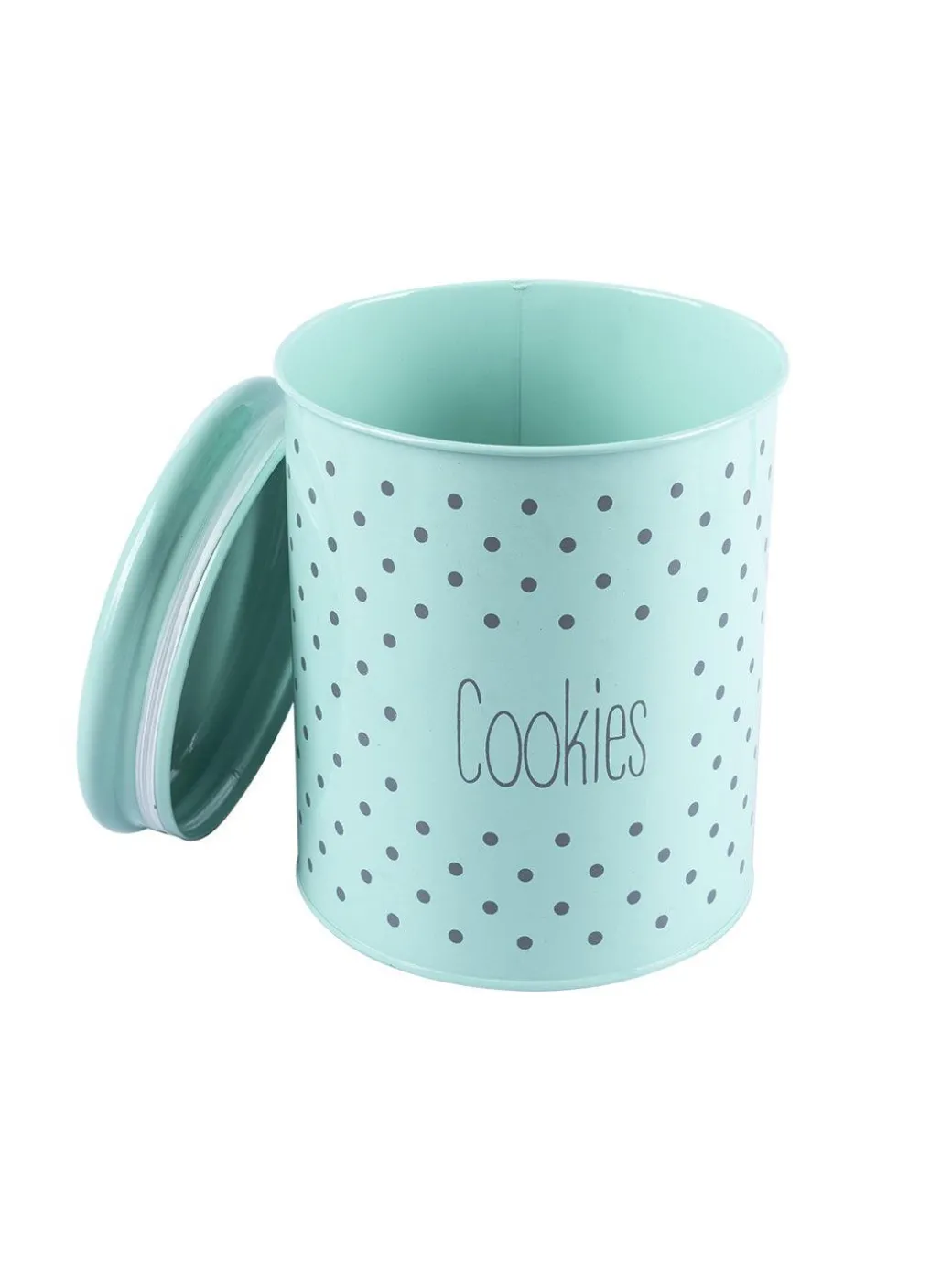 Cookie & Namkeen Jar Set Of 2 ( Green, Each 1700 Ml )