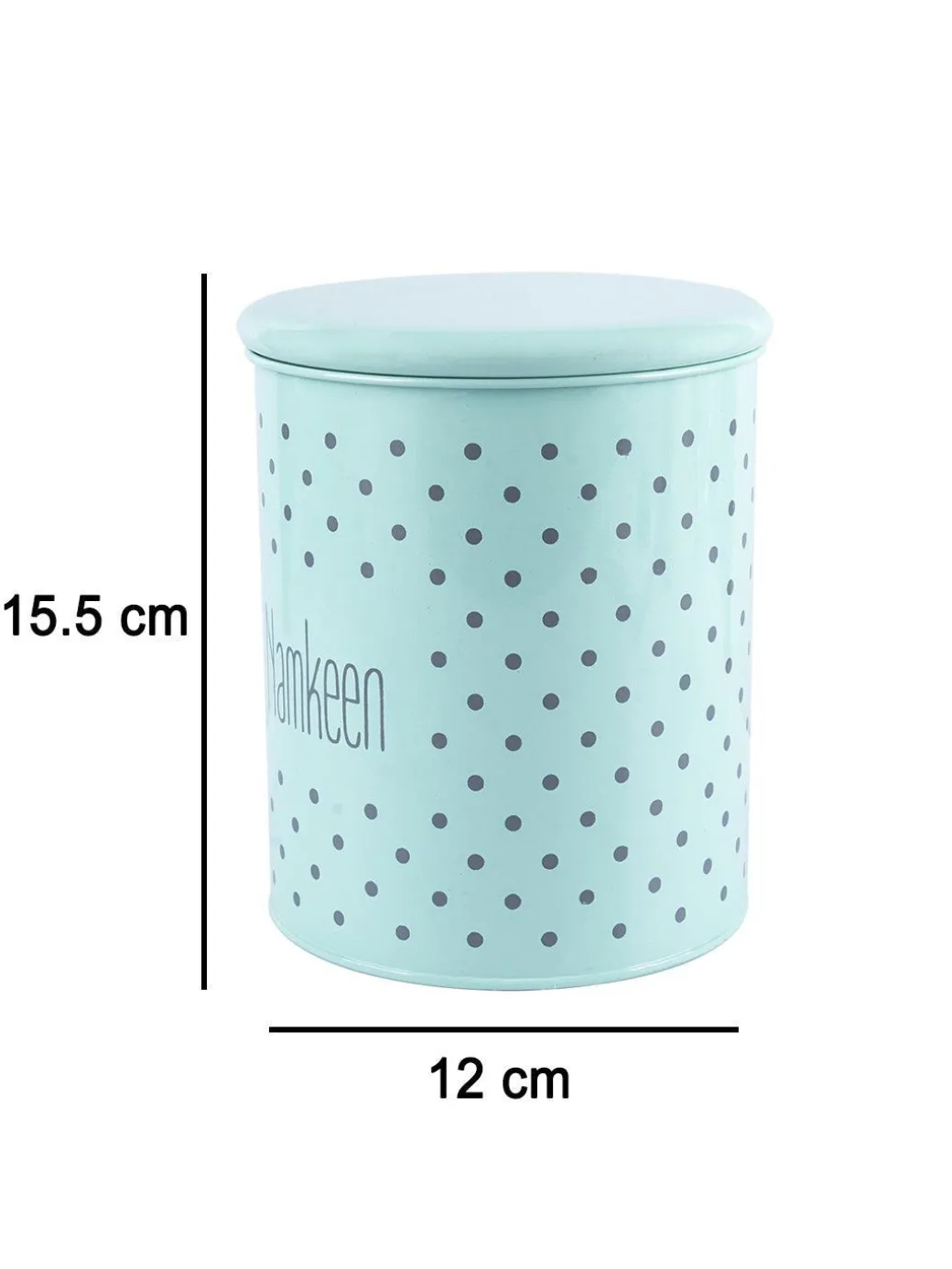 Cookie & Namkeen Jar Set Of 2 ( Green, Each 1700 Ml )