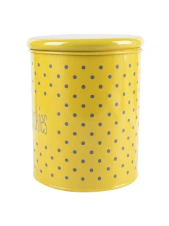 Cookies Jar With Lid - (Yellow, 1700mL)