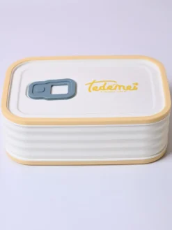 Cream Rectangle Lunch Box - 580 ML