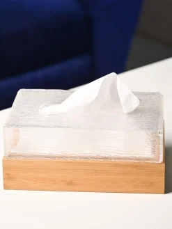 Crystal Clear Tissue Box - Rectangle Shape