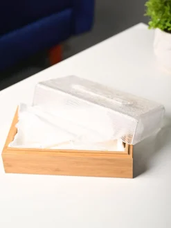 Crystal Clear Tissue Box - Rectangle Shape