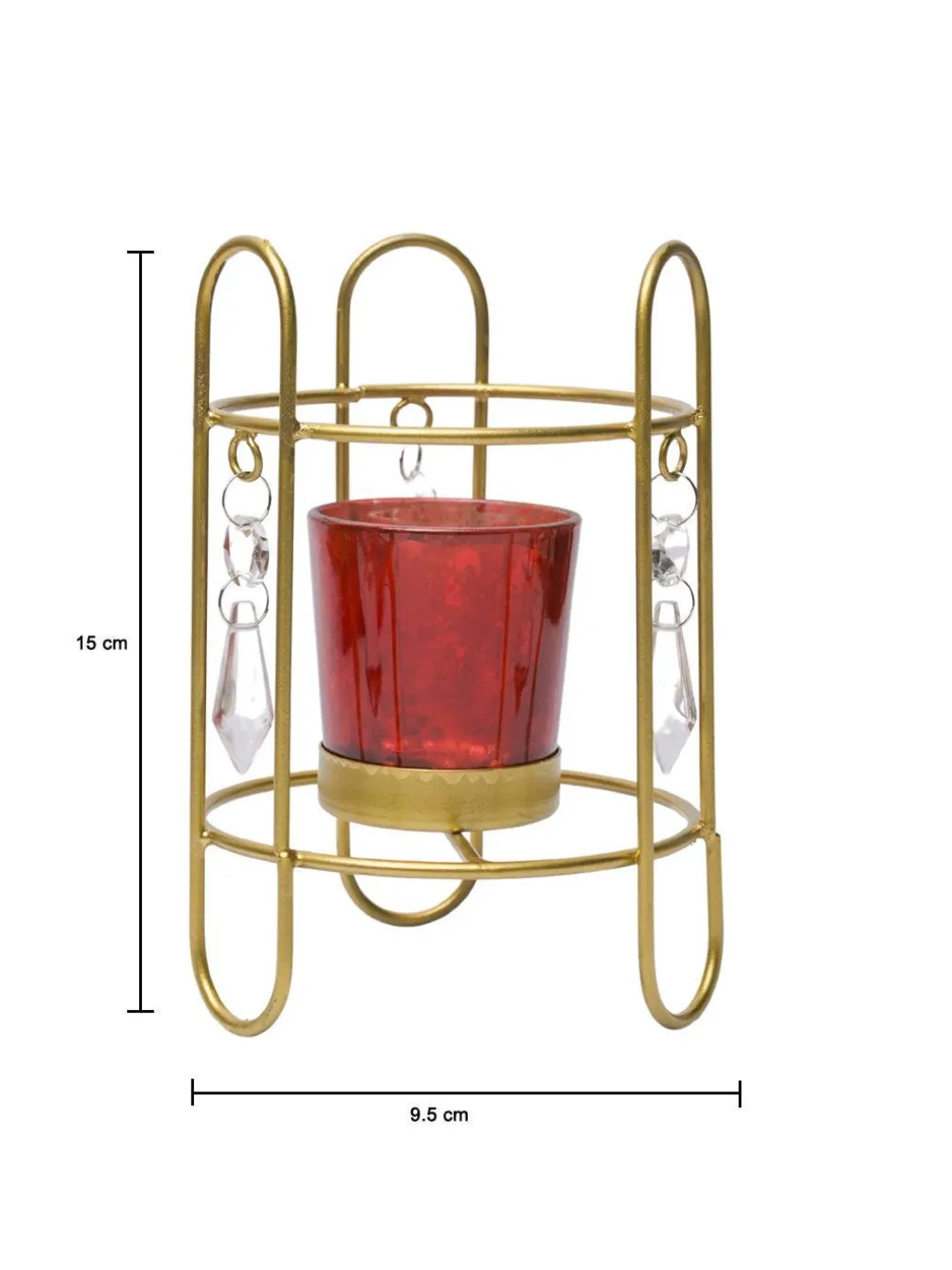 Crystal Hanging T-Lite Holder