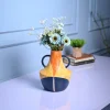 Cylindrical Classic - Multi-Color Vase