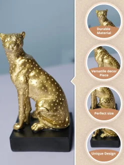 Decorative Cheetah Statue Home & Office Décor 8.5CM
