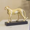 Decorative Cheetah Statue Home & Office Décor 16CM