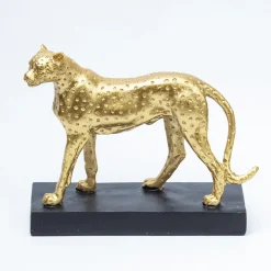 Decorative Cheetah Statue Home & Office Décor 16CM