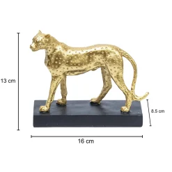 Decorative Cheetah Statue Home & Office Décor 16CM