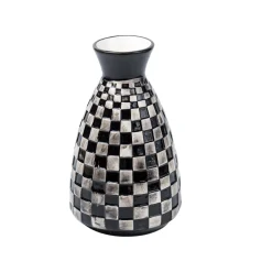 Decorative Flower Vase - Black and White