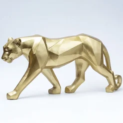 Decorative Golden Leopard Statue Home & Office Décor 33CM