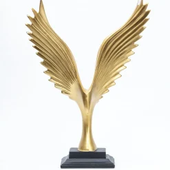 Decorative Golden Wings Statue Home & Office Décor 21CM