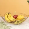 Decorative Kitchen Counter Metal Spider Web Basket / Bowl