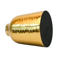 Decorative Rice Hammer Vase - Golden, Mason Shape