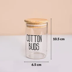 Donati Bathroom Storage Jars with Lid - Set Of 4