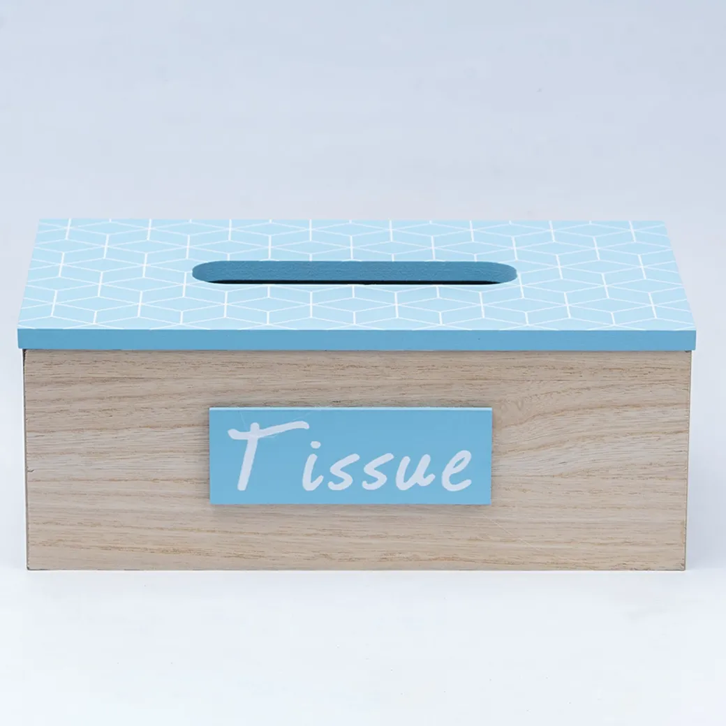 Exquisite Blue Tissue Holder Box