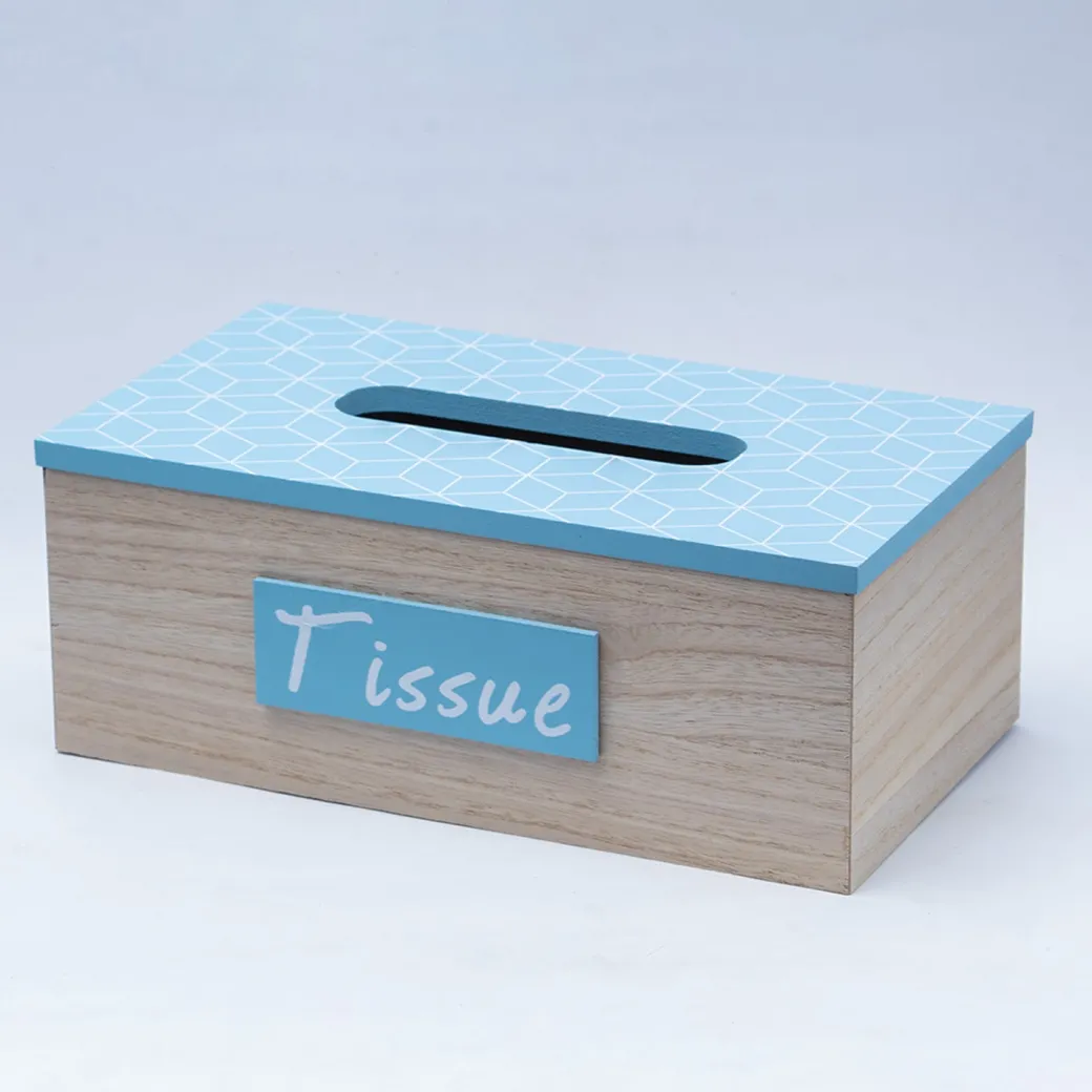 Exquisite Blue Tissue Holder Box