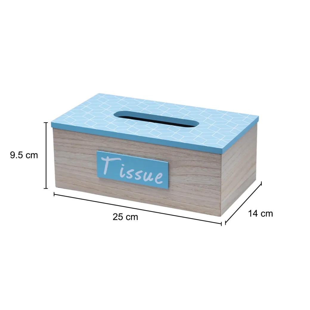 Exquisite Blue Tissue Holder Box