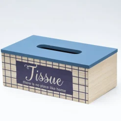 Exquisite Blue Tissue Holder Box For Home