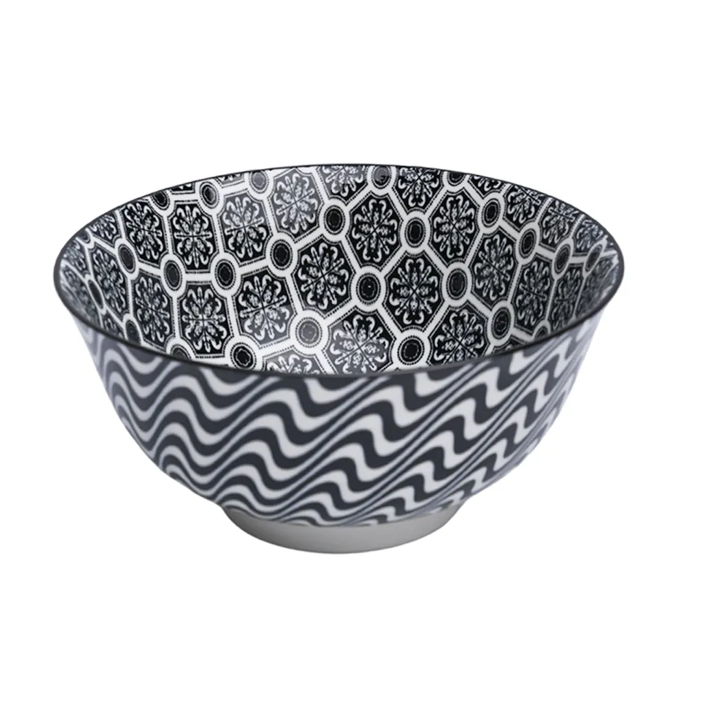 Floral Bowl Set Of 2 (650Ml)