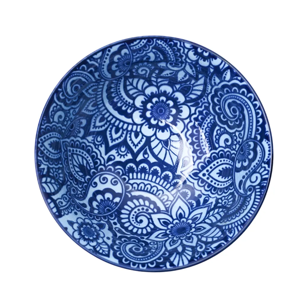 Floral Bowl Set Of 2 (650Ml)