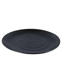 Full Plate (Black Matte Spiral) Set Of 6