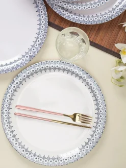 Full Plate (White Morracone) (Set Of 6)