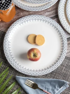 Full Plate (White Morracone) (Set Of 6)