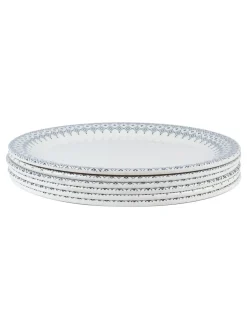 Full Plate (White Morracone) (Set Of 6)