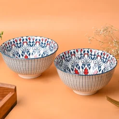 Geomatry Bowl Set Of 2 (650Ml)