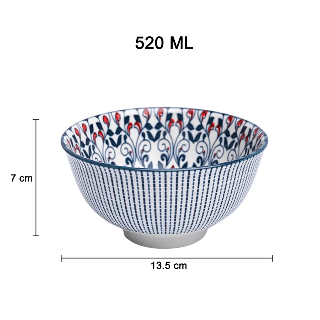 Geomatry Bowl Set Of 2 (650Ml)