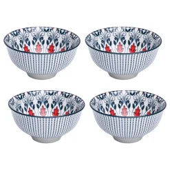 Geomatry Bowl Set Of 4 (280Ml)
