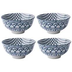 Geomatry Bowl Set Of 4 (280Ml)