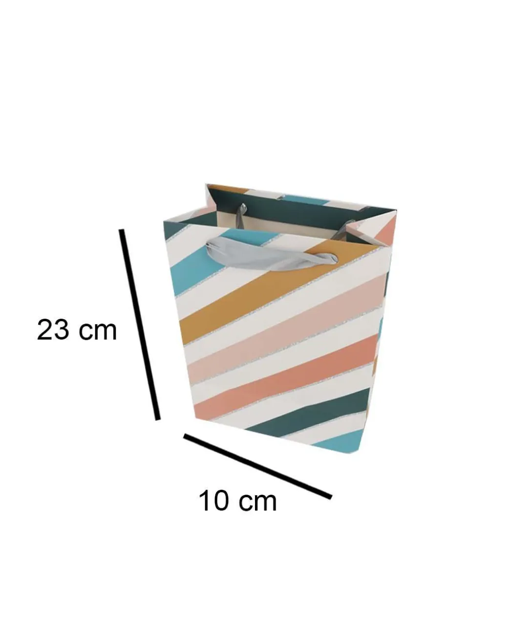 Gift Bag, Abstract Art Print, Paper Bag, Small, Multicolor, Paper, Set of 3