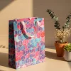 Gift Bag, 3D Tile Print, Small, Paper Bag, Multicolor, Paper, Set of 3