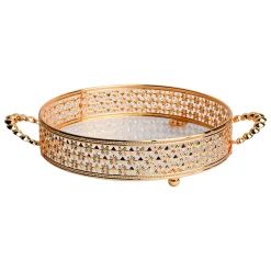 Golden Decorative Basket