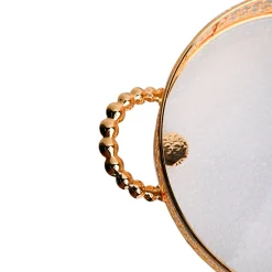 Golden Decorative Basket